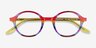 Love Wins Striped Rainbow AcetateEyeglass Frames from EyeBuyDirect, Closed View