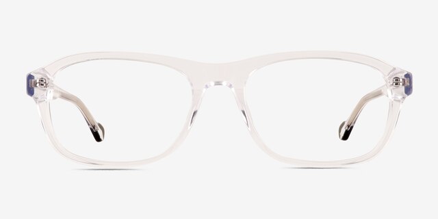 Nicolas Clear AcetateEyeglass Frames from EyeBuyDirect, Front View