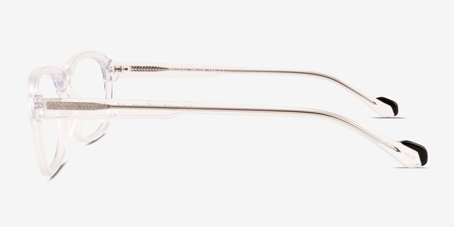 Nicolas Clear AcetateEyeglass Frames from EyeBuyDirect, Side View
