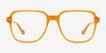 Brooke Orange AcetateEyeglass Frames from EyeBuyDirect, Front View