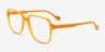 Brooke Orange AcetateEyeglass Frames from EyeBuyDirect, Angle View