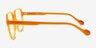 Brooke Orange AcetateEyeglass Frames from EyeBuyDirect, Side View