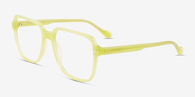 Brooke Light Green AcetateEyeglass Frames from EyeBuyDirect, Angle View