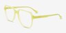 Brooke Light Green AcetateEyeglass Frames from EyeBuyDirect, Angle View