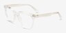 Kerr Clear AcetateEyeglass Frames from EyeBuyDirect, Angle View