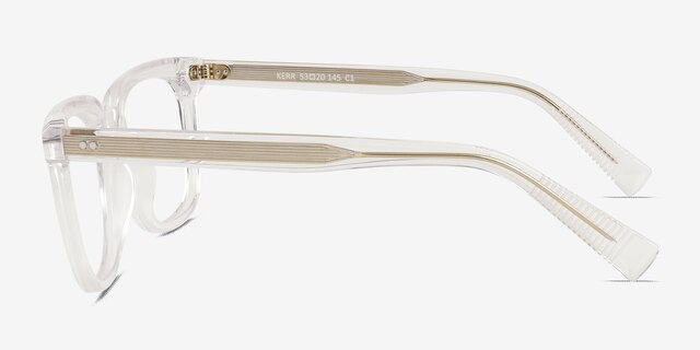 Kerr Clear AcetateEyeglass Frames from EyeBuyDirect, Side View