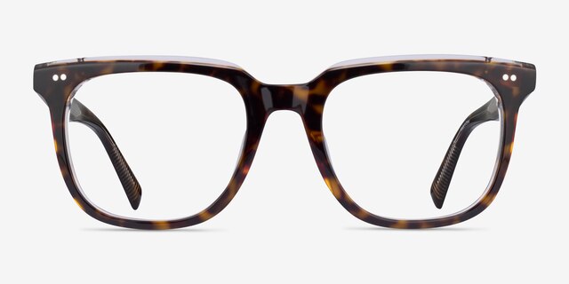 Kerr Tortoise Clear AcetateEyeglass Frames from EyeBuyDirect, Front View