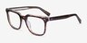 Kerr Tortoise Clear AcetateEyeglass Frames from EyeBuyDirect, Angle View