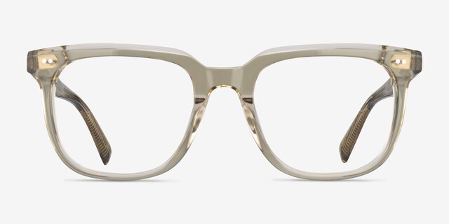 Kerr Clear Green AcetateEyeglass Frames from EyeBuyDirect, Front View