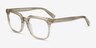 Kerr Clear Green AcetateEyeglass Frames from EyeBuyDirect, Angle View