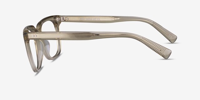 Kerr Clear Green AcetateEyeglass Frames from EyeBuyDirect, Side View