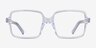 Marie Clear AcetateEyeglass Frames from EyeBuyDirect, Front View