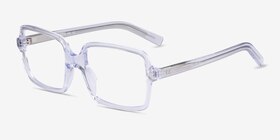 Marie Transparent Acétate Montures de lunettes de vue d'EyeBuyDirect, Vue d'Angle