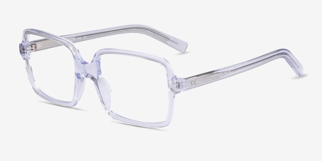 Marie Clear AcetateEyeglass Frames from EyeBuyDirect, Angle View
