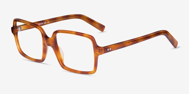 Marie Tortoise AcetateEyeglass Frames from EyeBuyDirect, Angle View