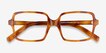 Marie Tortoise AcetateEyeglass Frames from EyeBuyDirect, Closed View
