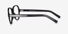 Shea Black AcetateEyeglass Frames from EyeBuyDirect, Side View