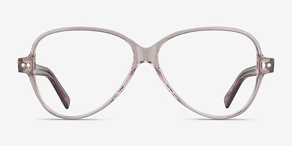 Shea Clear Brown Acétate Montures de lunettes de vue
