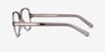 Shea Clear Brown AcetateEyeglass Frames from EyeBuyDirect, Side View