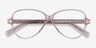 Shea Clear Brown AcetateEyeglass Frames from EyeBuyDirect, Closed View
