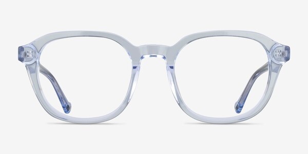 Justin Clear Blue Acetate Eyeglass Frames