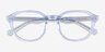 Justin Clear Blue AcetateEyeglass Frames from EyeBuyDirect, Closed View