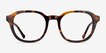 Justin Tortoise AcetateEyeglass Frames from EyeBuyDirect, Front View