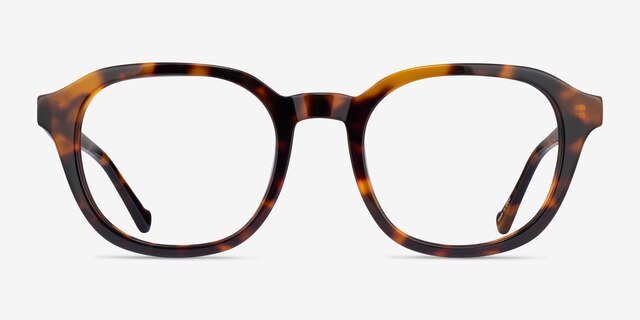 Justin Tortoise AcetateEyeglass Frames from EyeBuyDirect, Front View