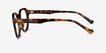 Justin Tortoise AcetateEyeglass Frames from EyeBuyDirect, Side View