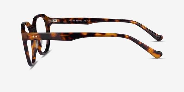 Justin Tortoise AcetateEyeglass Frames from EyeBuyDirect, Side View
