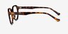 Justin Tortoise AcetateEyeglass Frames from EyeBuyDirect, Side View