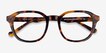 Justin Tortoise AcetateEyeglass Frames from EyeBuyDirect, Closed View