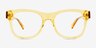 Abe Clear Yellow AcetateEyeglass Frames from EyeBuyDirect, Front View