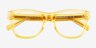 Abe Clear Yellow AcetateEyeglass Frames from EyeBuyDirect, Closed View