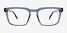 Cloudburst Clear Gray PlasticEyeglass Frames from EyeBuyDirect, Front View