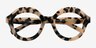 Magritte Ivory Tortoise AcetateEyeglass Frames from EyeBuyDirect, Closed View