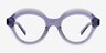 Magritte Clear Purple AcétateMontures de lunettes de vue d'EyeBuyDirect, Vue de Face