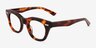 Ernst Shiny Tortoise AcetateEyeglass Frames from EyeBuyDirect, Angle View