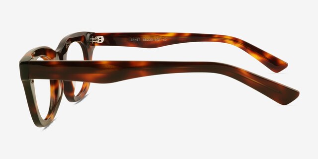 Ernst Shiny Tortoise AcetateEyeglass Frames from EyeBuyDirect, Side View