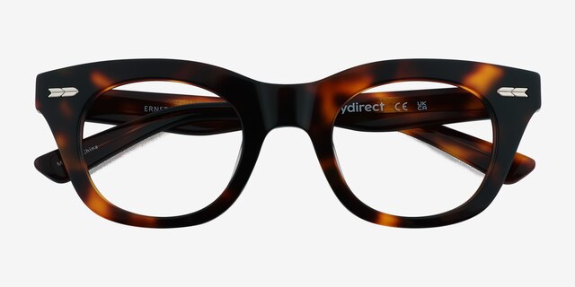 Ernst Shiny Tortoise AcetateEyeglass Frames from EyeBuyDirect, Closed View
