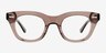 Ernst Clear Brown AcetateEyeglass Frames from EyeBuyDirect, Front View