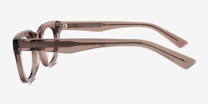 Ernst Clear Brown Acetate Eyeglass Frames from EyeBuyDirect