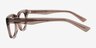 Ernst Clear Brown AcetateEyeglass Frames from EyeBuyDirect, Side View