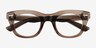 Ernst Clear Brown AcetateEyeglass Frames from EyeBuyDirect, Closed View