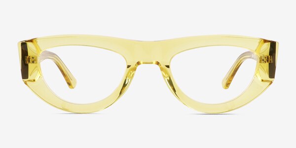 Miro Clear Yellow Acetate Eyeglass Frames