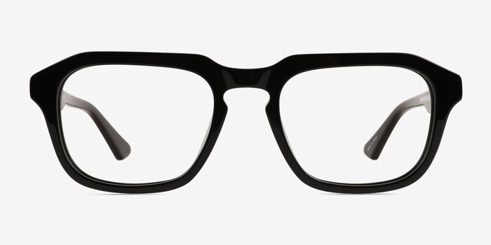 Carrington Black Acetate Eyeglass Frames from EyeBuyDirect