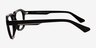 Carrington Black AcetateEyeglass Frames from EyeBuyDirect, Side View