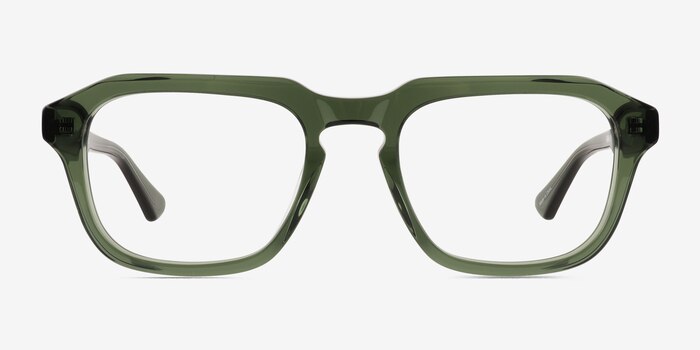 Carrington Clear Green Acétate Montures de lunettes de vue d'EyeBuyDirect