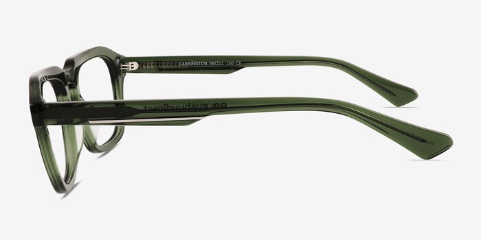 Carrington Clear Green Acétate Montures de lunettes de vue d'EyeBuyDirect