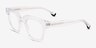 Ray Clear AcetateEyeglass Frames from EyeBuyDirect, Angle View
